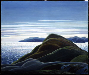 Franklin Carmichael. Lake Superior landscape. Art Gallery of Ontario.