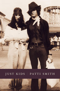 Book cover for “Just Kids”, Patti Smith’s memoir of living with Robert Mapplethorpe.