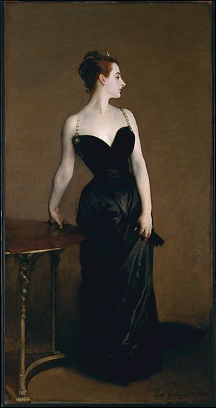 John Singer Sargent. Portrait of Madame X. 1884. Metropolitan Museum of Art, New York.