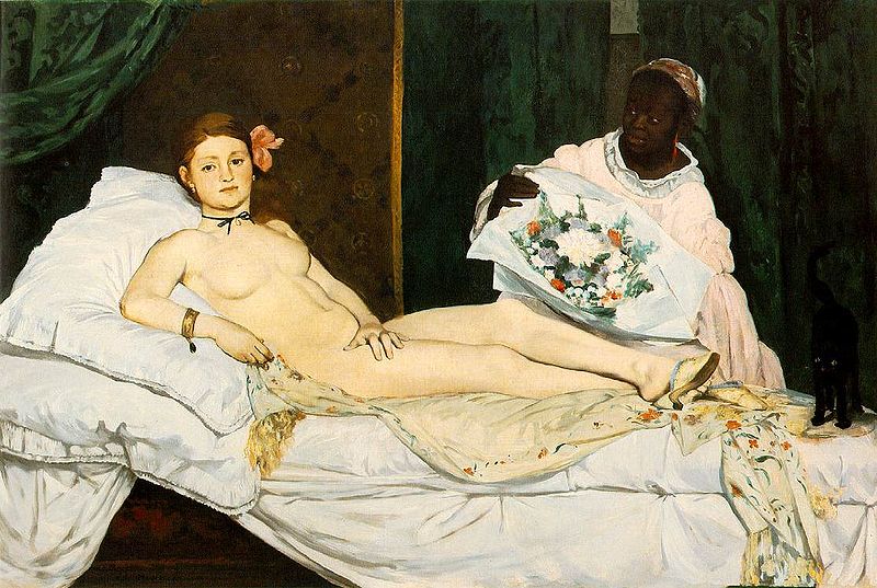 Édouard Manet. Olympia. 1863. Musee d’Orsay, Paris.