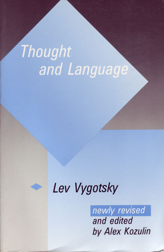 Book cover of the 1986 English edition of Lev Vygotsky's "Thought and Language" 