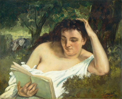 Gustave Courbet. A Young Woman Reading. 1866/1868. National Gallery of Art, Washington, D.C.