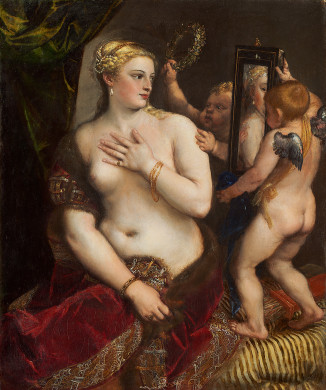 Titian. Venus with a Mirror. ca 1555. National Gallery of Art, Washington, D,C.