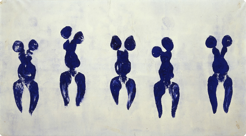 Yves Klein. Anthropométrie de l'époque bleue (ANT 82). 1960. [Source: Yves Klein Archive]